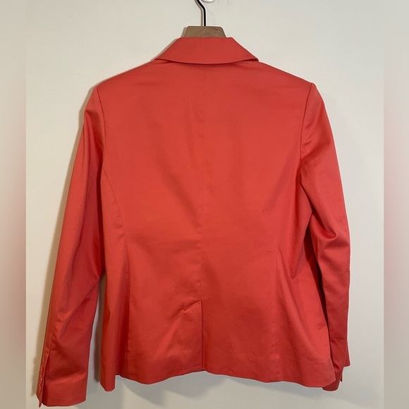 212 Collection Women’s Salmon Pink Lined Two Button Blazer Jacket Size 12 - Picture 5 of 11